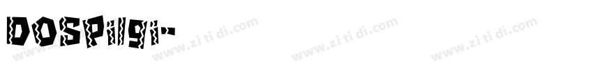 DOSPilgi字体转换