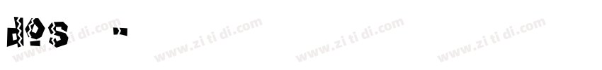 dos字体字体转换