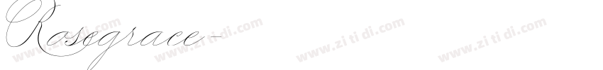 Rosegrace字体转换