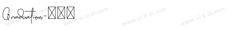 Graduation字体转换