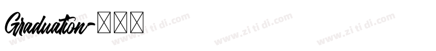 Graduation字体转换