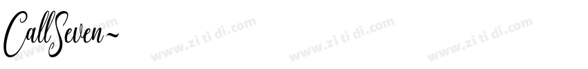 CallSeven字体转换