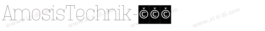 AmosisTechnik字体转换