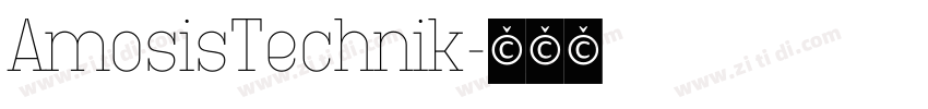 AmosisTechnik字体转换