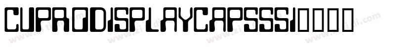 CuproDisplayCapsSSi字体转换