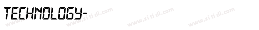 Technology字体转换 Technology字体转换