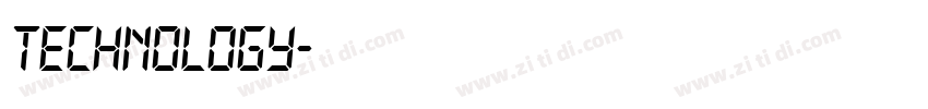 Technology字体转换 Technology字体转换