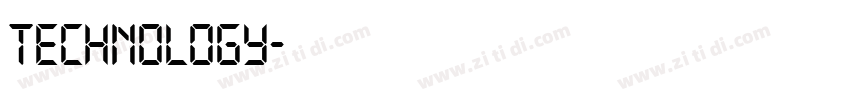 Technology字体转换 Technology字体转换