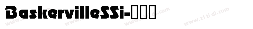 BaskervilleSSi字体转换