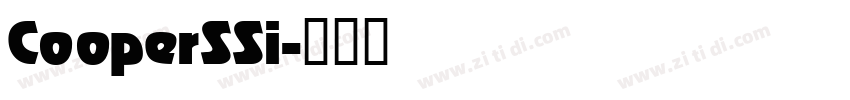 CooperSSi字体转换