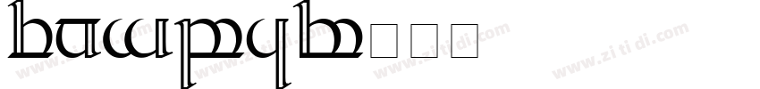 Tengwar字体转换