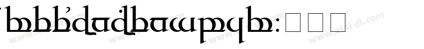 FreeMonoTengwar字体转换