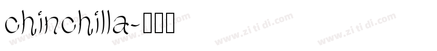 chinchilla字体转换