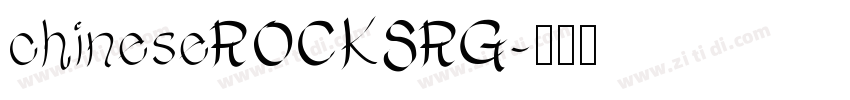chineseROCKSRG字体转换
