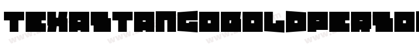 TexasTangoBOLDPERSON字体转换