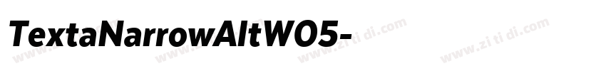 TextaNarrowAltW05字体转换