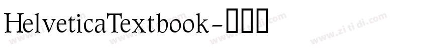 HelveticaTextbook字体转换