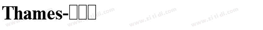 Thames字体转换