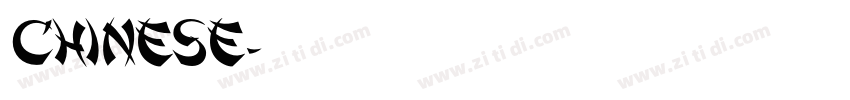 CHINESE字体转换