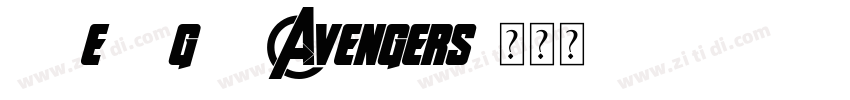 TheMightyAvengers字体转换