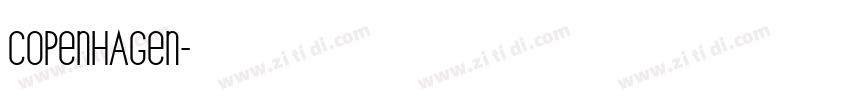 copenhagen字体转换 copenhagen字体转换