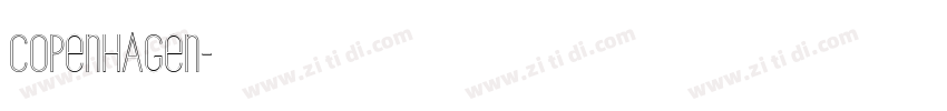copenhagen字体转换 copenhagen字体转换