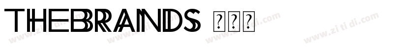 TheBrands字体转换
