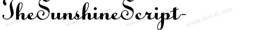 TheSunshineScript字体转换