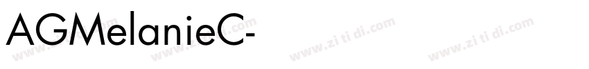 AGMelanieC字体转换
