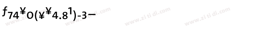 TheSansSemiBold字体转换