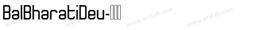 BalBharatiDev字体转换