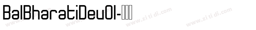 BalBharatiDev01字体转换