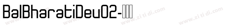 BalBharatiDev02字体转换