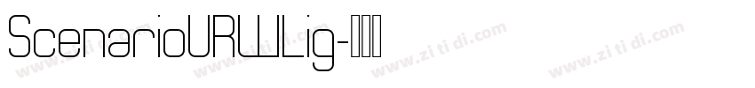 ScenarioURWLig字体转换