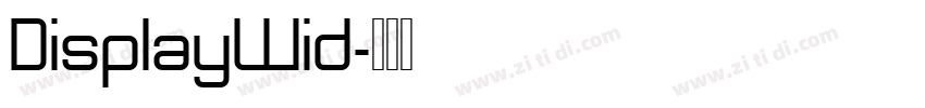 DisplayWid字体转换
