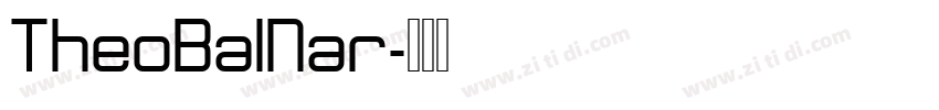 TheoBalNar字体转换