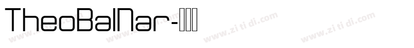 TheoBalNar字体转换