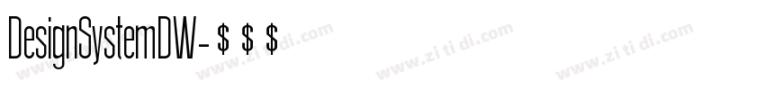 DesignSystemDW字体转换