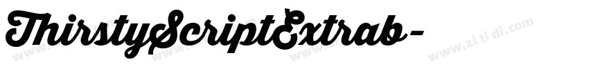 ThirstyScriptExtrab字体转换