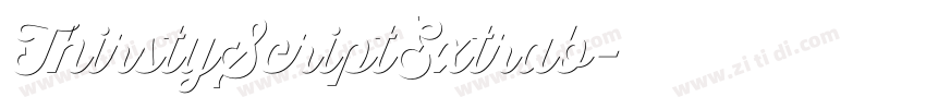 ThirstyScriptExtrab字体转换