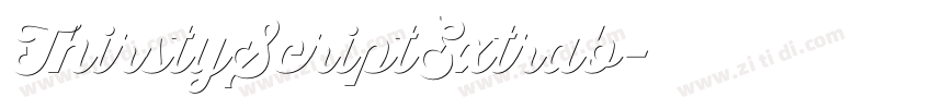 ThirstyScriptExtrab字体转换