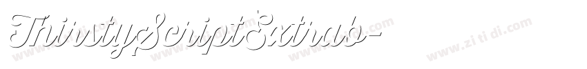 ThirstyScriptExtrab字体转换