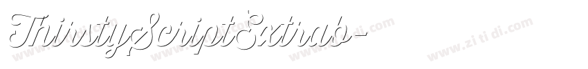 ThirstyScriptExtrab字体转换