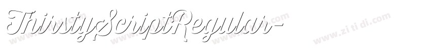 ThirstyScriptRegular字体转换 ThirstyScriptRegular字体转换