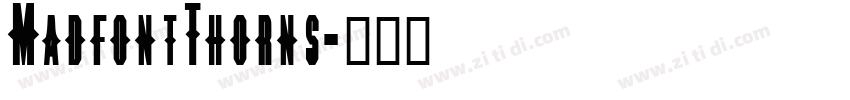 MadfontThorns字体转换