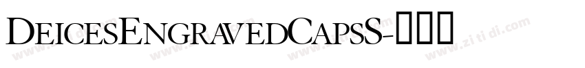 DeicesEngravedCapsS字体转换
