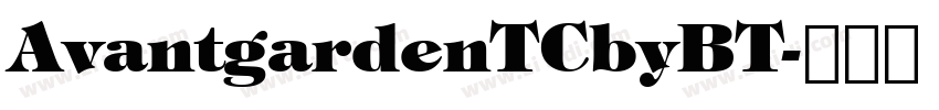 AvantgardenTCbyBT字体转换