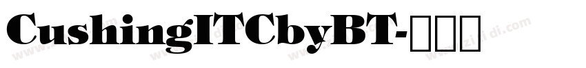 CushingITCbyBT字体转换