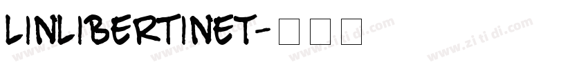 LinLibertineT字体转换