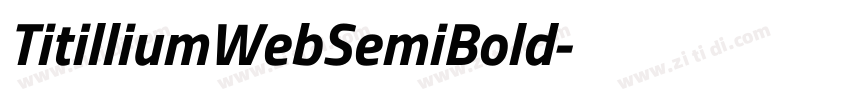 TitilliumWebSemiBold字体转换 TitilliumWebSemiBold字体转换
